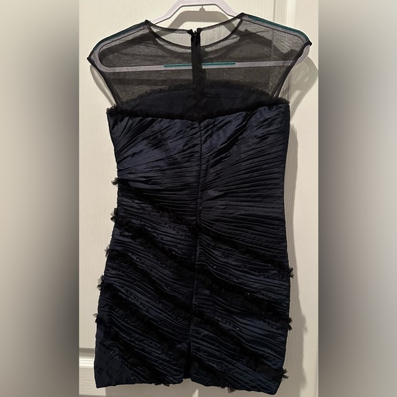 JOAN CALABRESE BY MON CHERI
Girls Sparkling Taffeta & Tulle Dress in Navy/Black - Picture 3 of 5